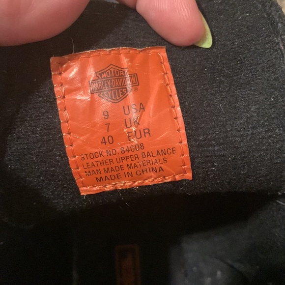 Harley Davidson Riding Boots - Picture 7 of 9
